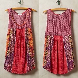Anthropologie • Weston Wear Red Motif Olvera Tank Size XS New with tags
